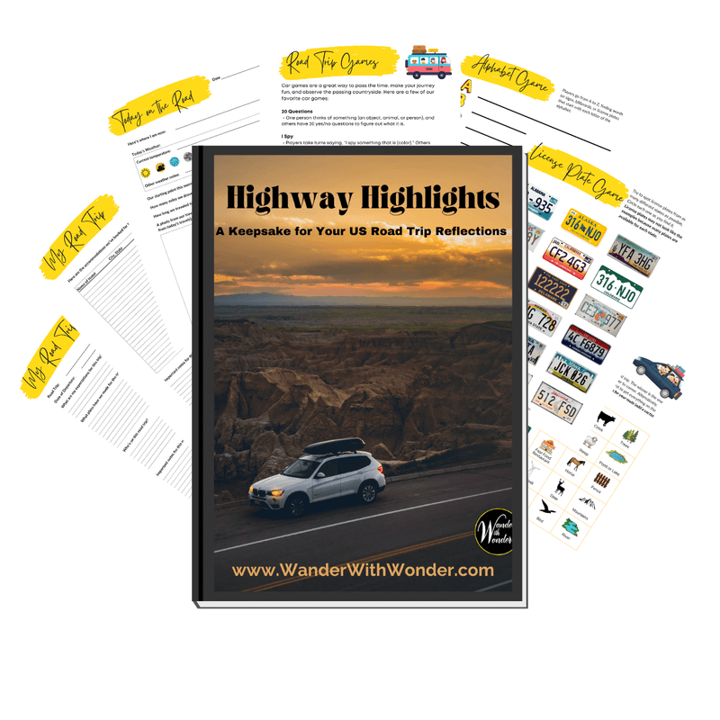 Highway Highlights: A Keepsake for Your Road Trip Reflections