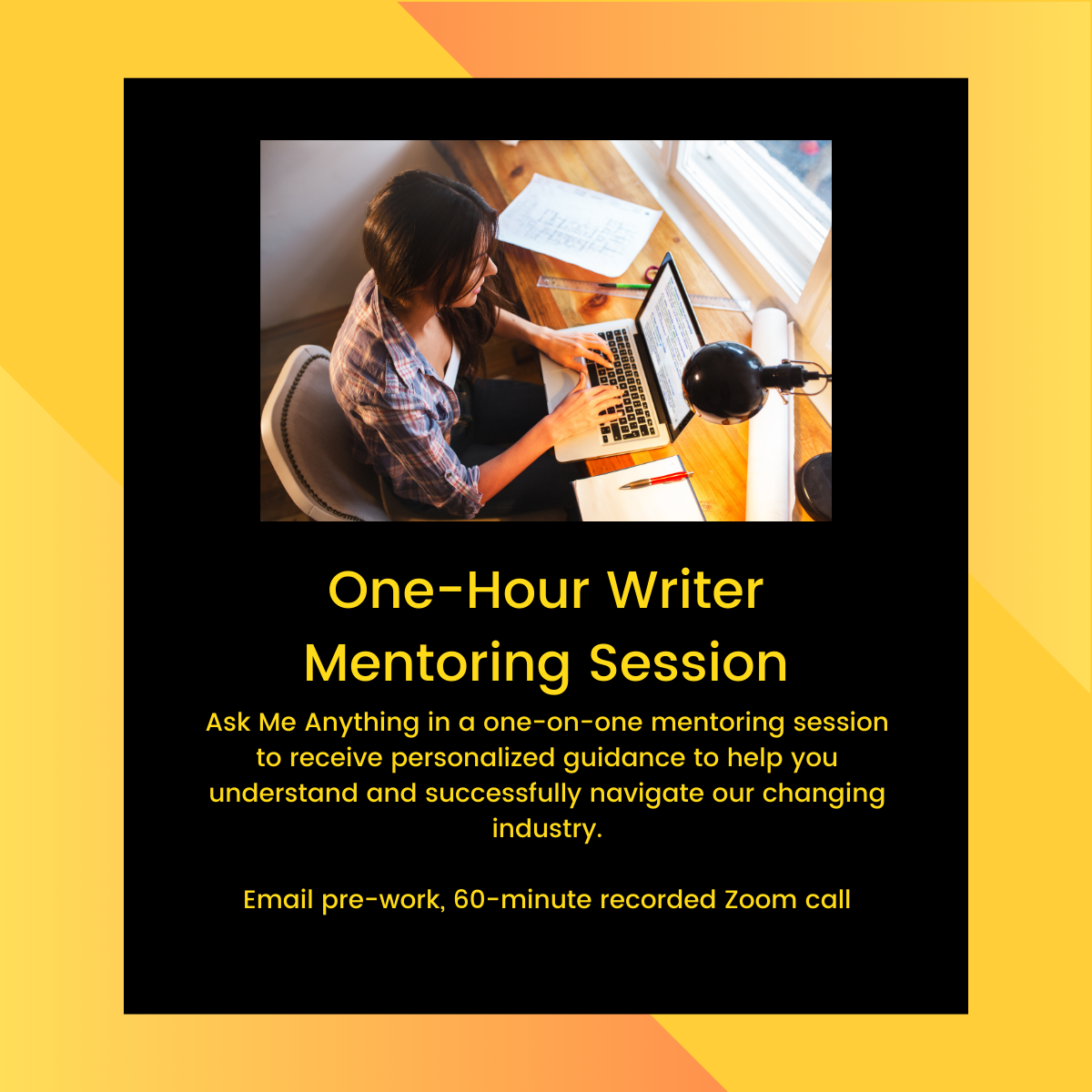 One Hour One-on-One Mentoring Session with Susan Lanier-Graham