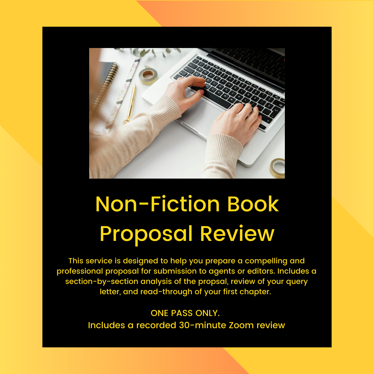 One-Pass Non-Fiction Book Proposal Review