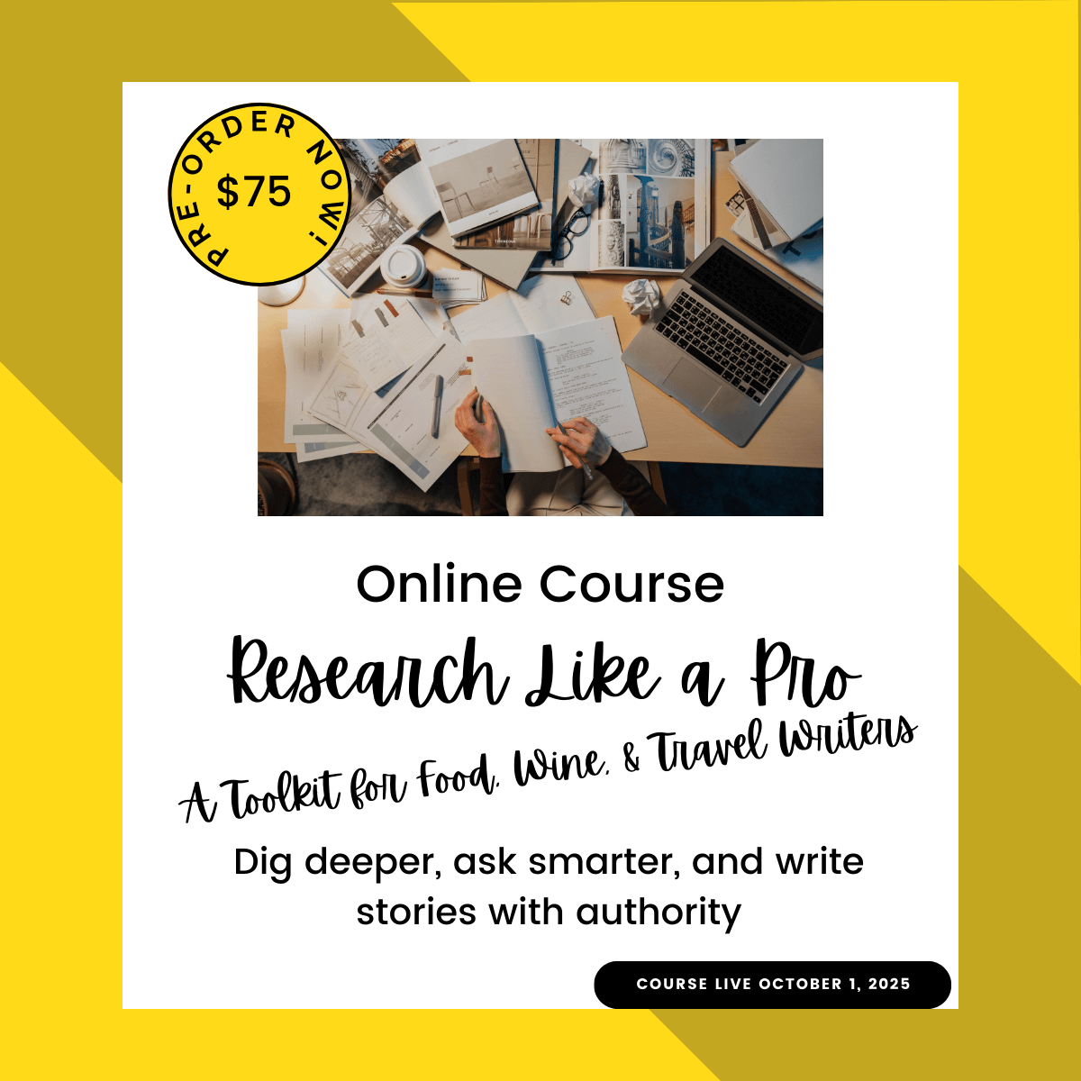 Research Like a Pro: A Toolkit for Food, Wine, & Travel Writers